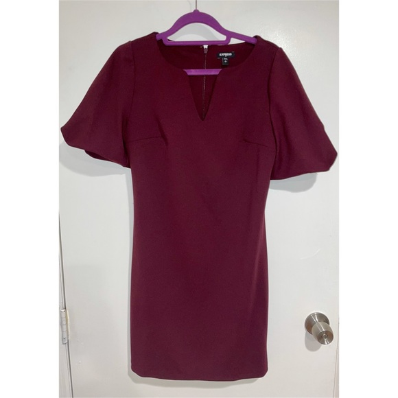 Express Puff Sleeve mini dress - Picture 1 of 7